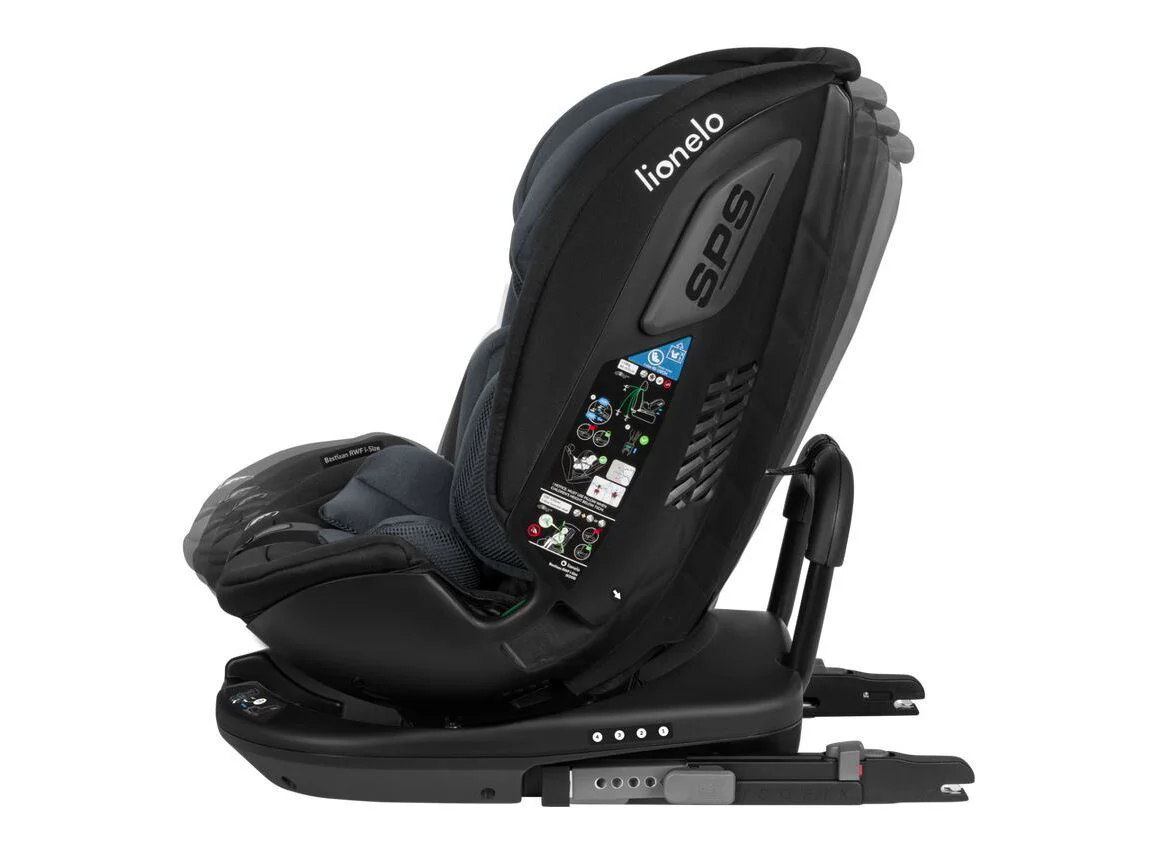 Scaun auto Lionelo Bastiaan RWF I-Size Black Carbon foto