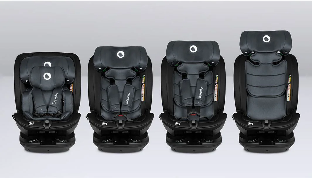Scaun auto Lionelo Bastiaan RWF I-Size Black Carbon foto