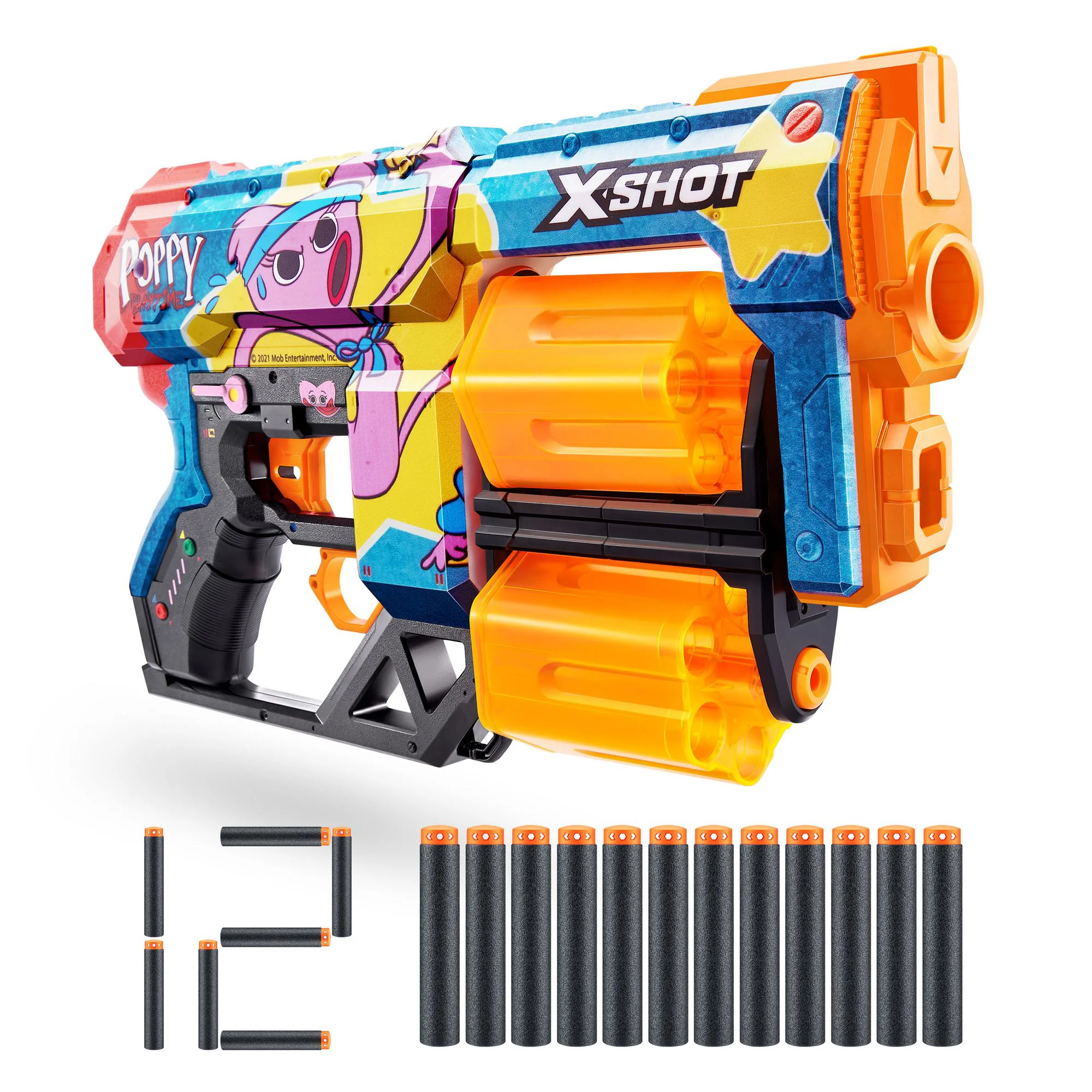 Pistol X-Shot Skins Dread Poppy Playtime - Kissy, 12 cartuse