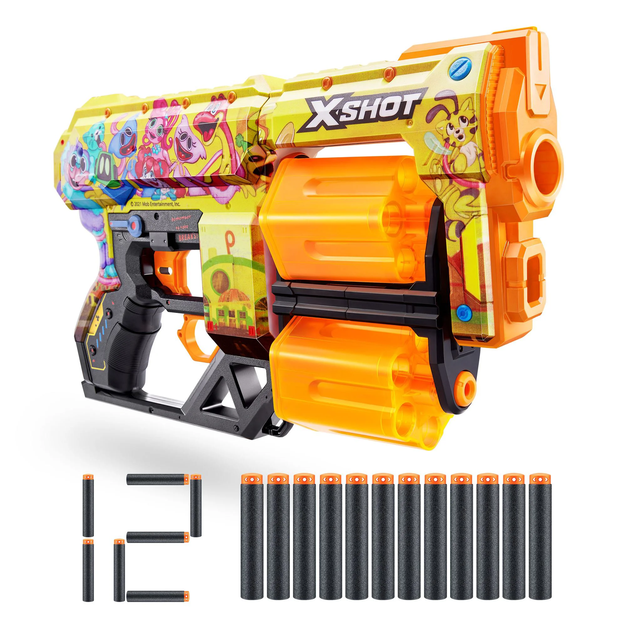 Pistol X-Shot Skins Dread Poppy Playtime-Playtime, 12 cartuse