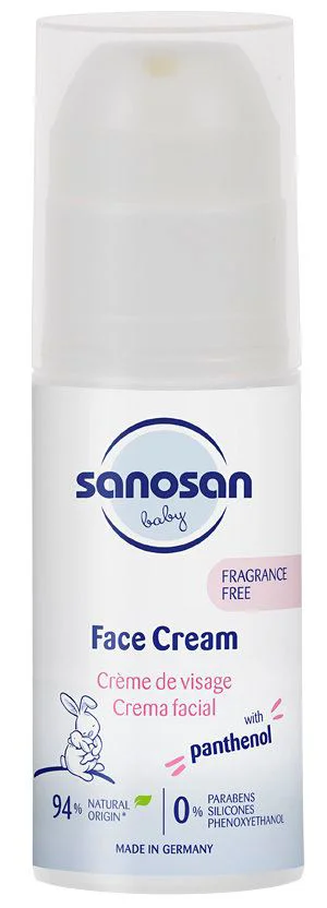 Crema pentru fata Sanosan Baby, 50 ml