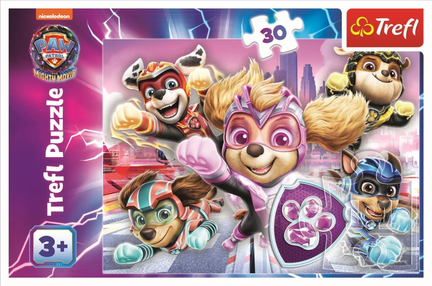Puzzle Trefl Echipa eroilor, 30 el. foto