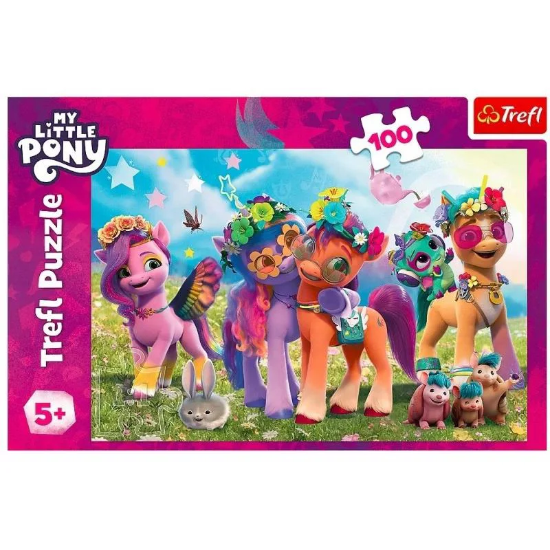 Puzzle Trefl Poneii veseli, 100 el. foto