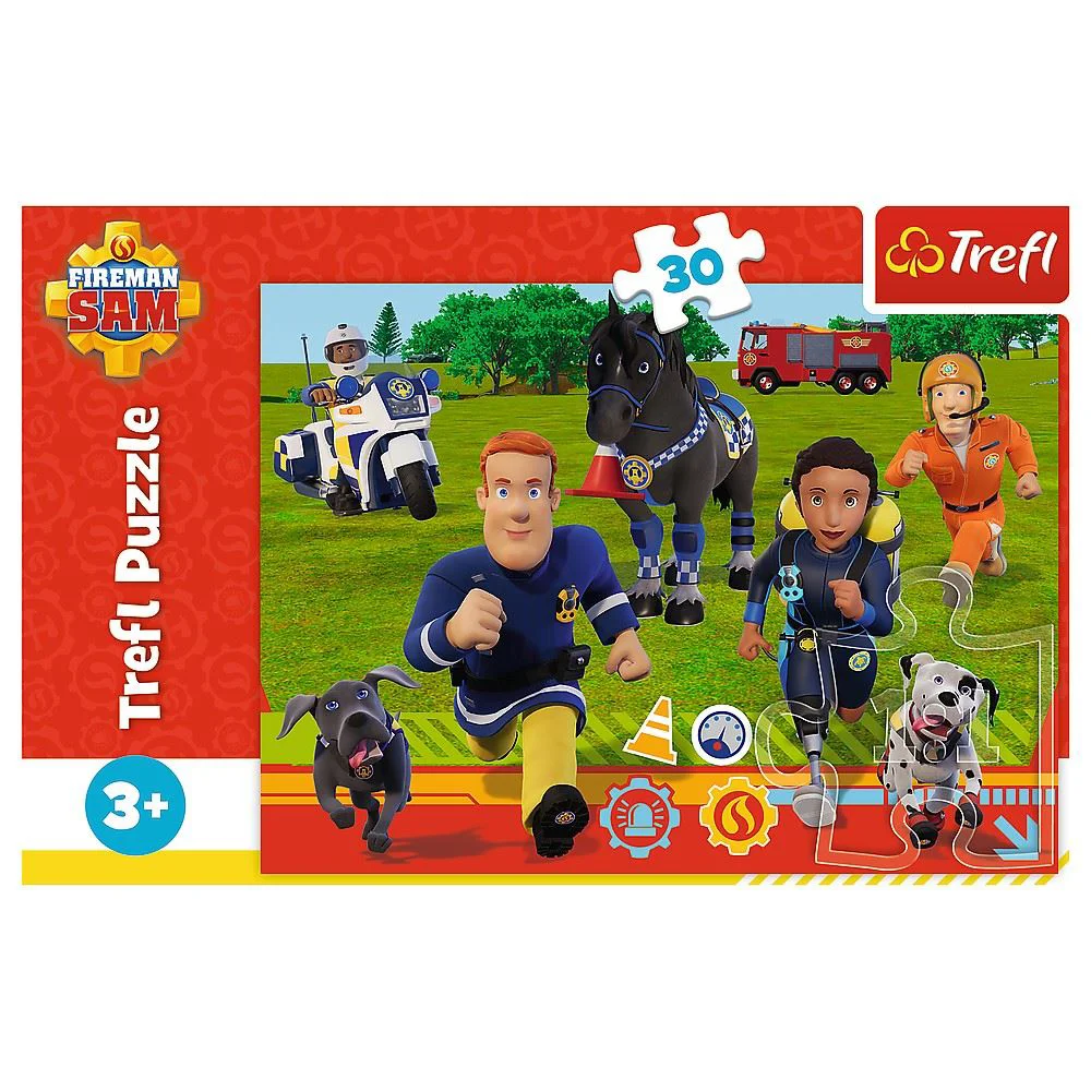 Puzzle Trefl Gata de salvare, 30 el. foto