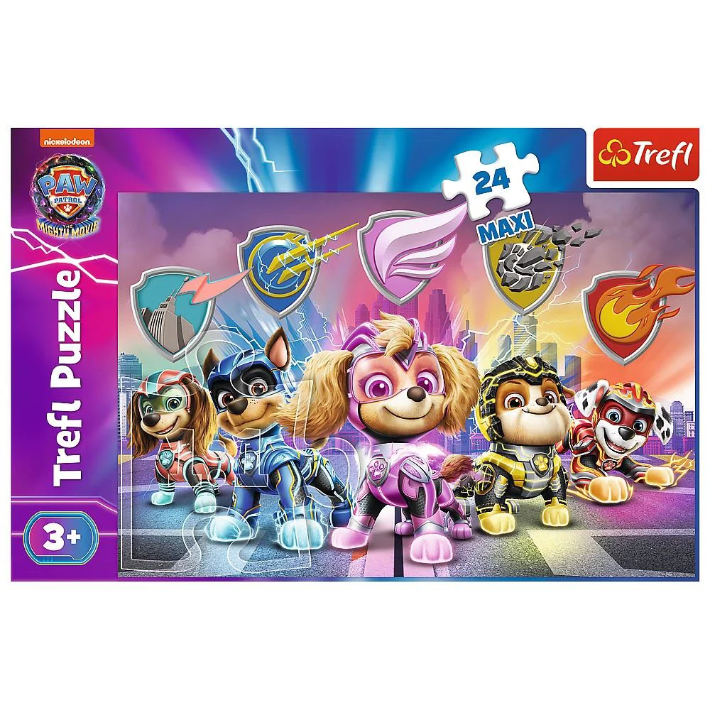 Puzzle Trefl Catelusii in actiune, 24 Maxi el. foto