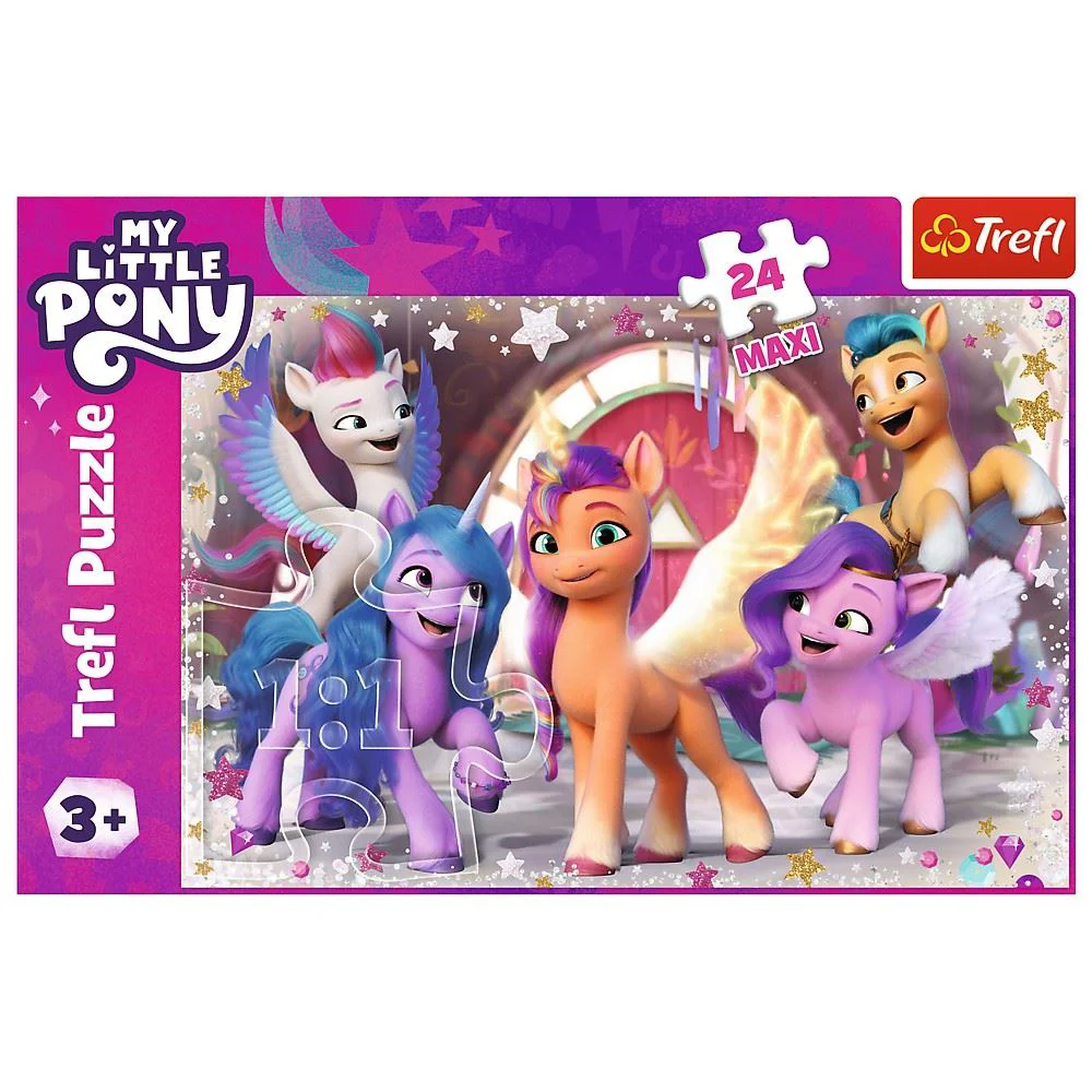 Puzzle Trefl O zi frumoasa din viata poneilor, 24 Maxi el. foto