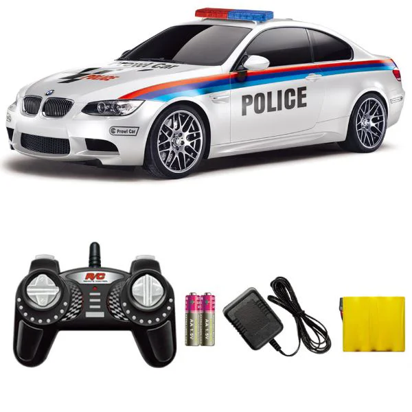 Masina de politie cu telecomanda RC Cars BMW M3, 1:18