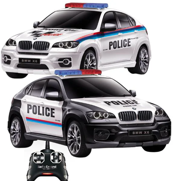 Masina de politie cu telecomanda RC Cars BMW X6, 1:24