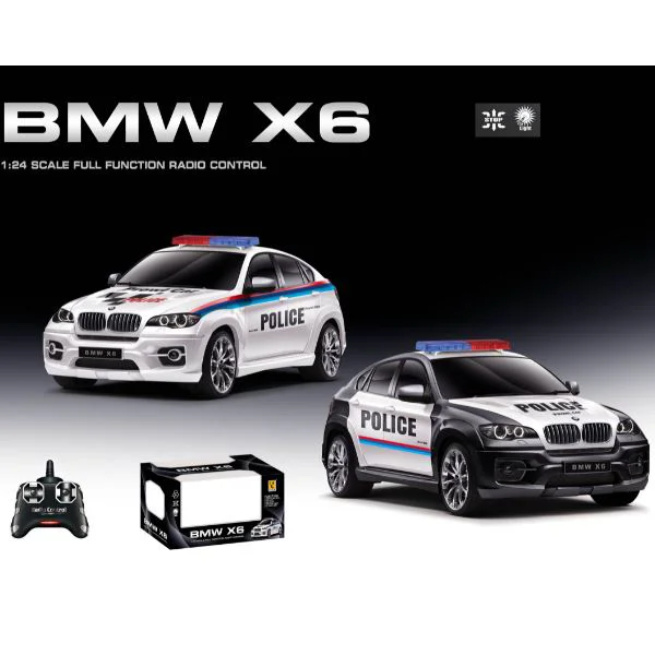 Masina de politie cu telecomanda RC Cars BMW X6, 1:24