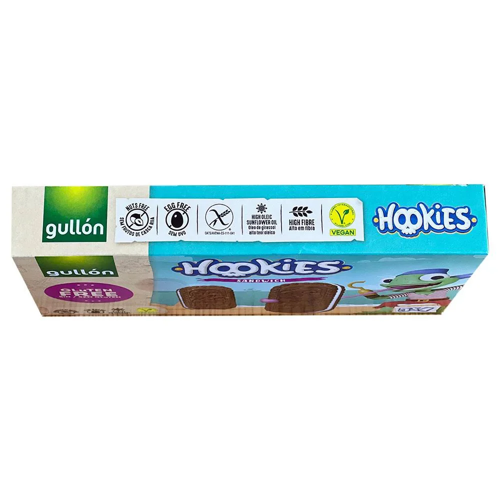 Biscuiti Gullon Hookies Sandwich fara gluten, 230 g