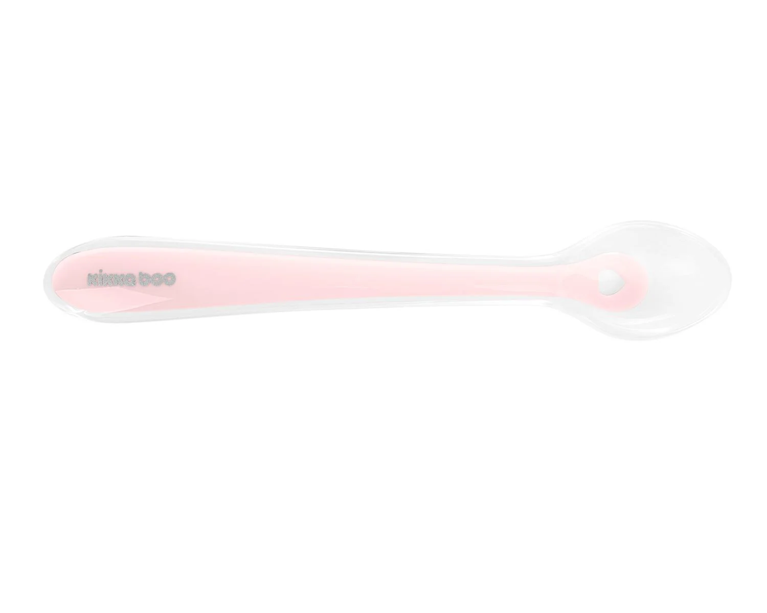 Lingurite de silicon in cutie KikkaBoo Roz, 2 buc.
