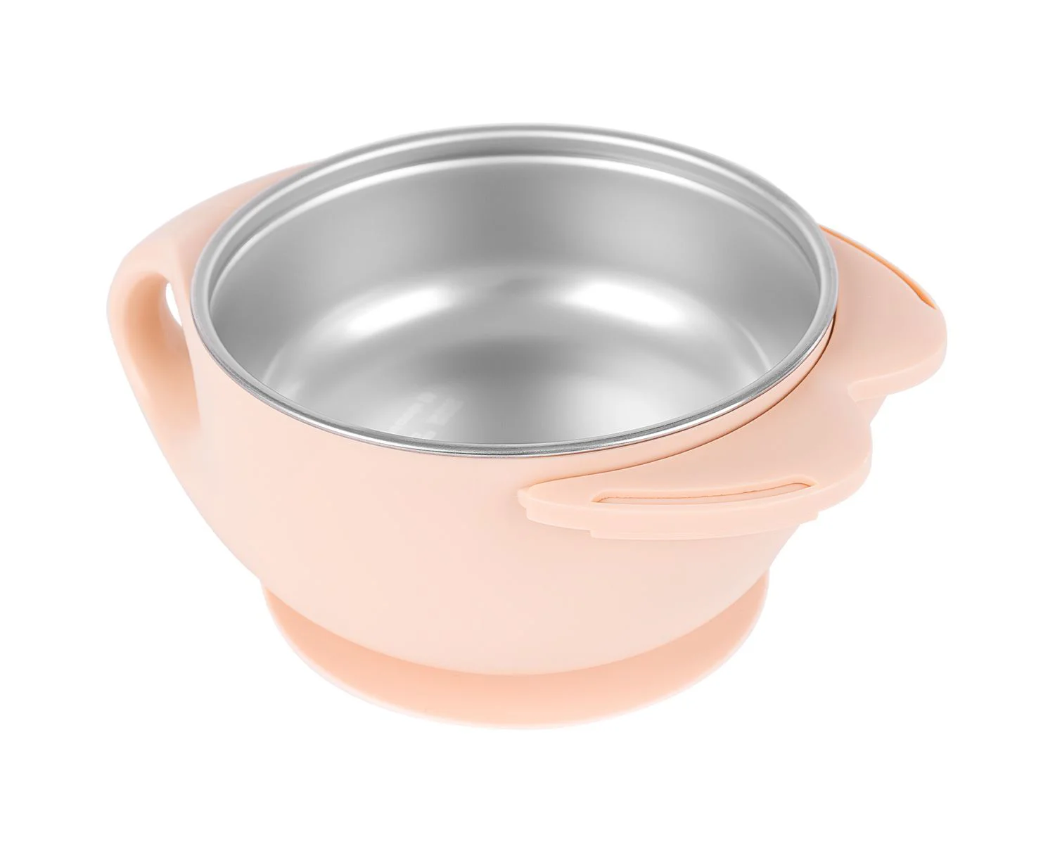 Bol termoizolant din inox KikkaBoo Cat Pink, 400 ml foto