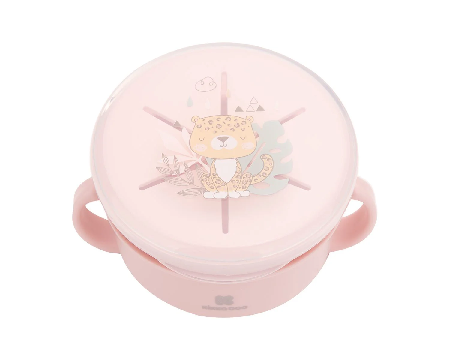 Cana pentru gustari 2 in 1 KikkaBoo Savanna Pink foto
