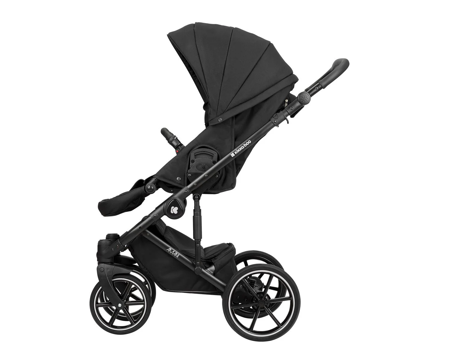 Carucior 2 in 1 KikkaBoo Amani Black foto