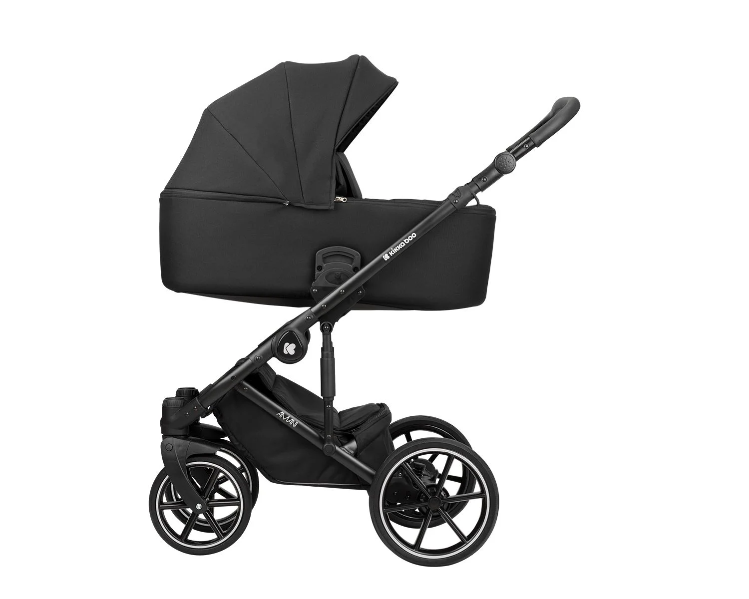 Carucior 2 in 1 KikkaBoo Amani Black foto