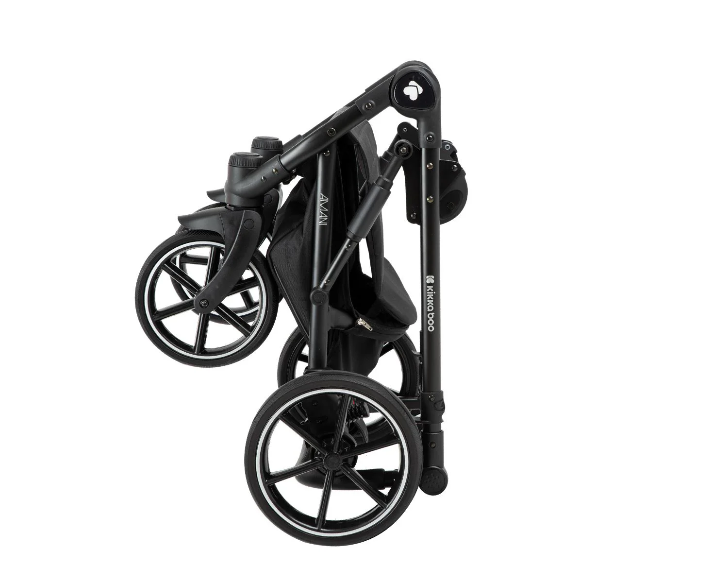 Carucior 2 in 1 KikkaBoo Amani Black foto