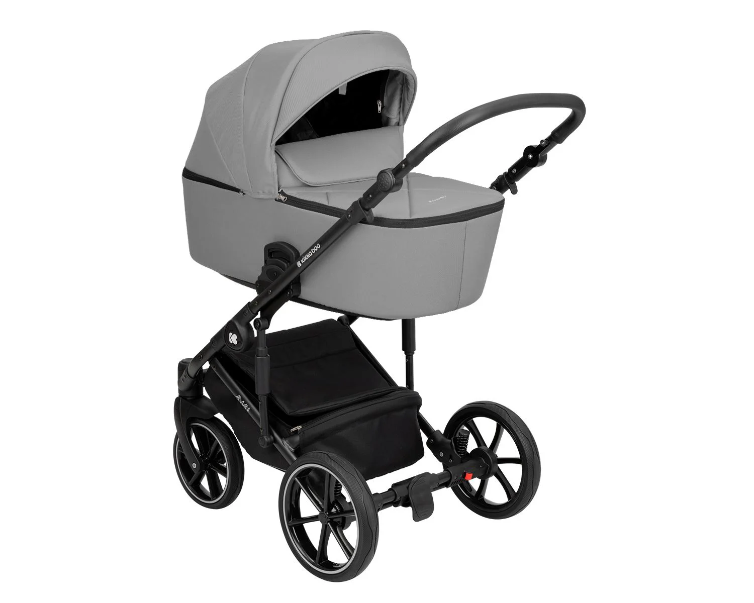 Carucior 2 in 1 KikkaBoo Amani Grey foto
