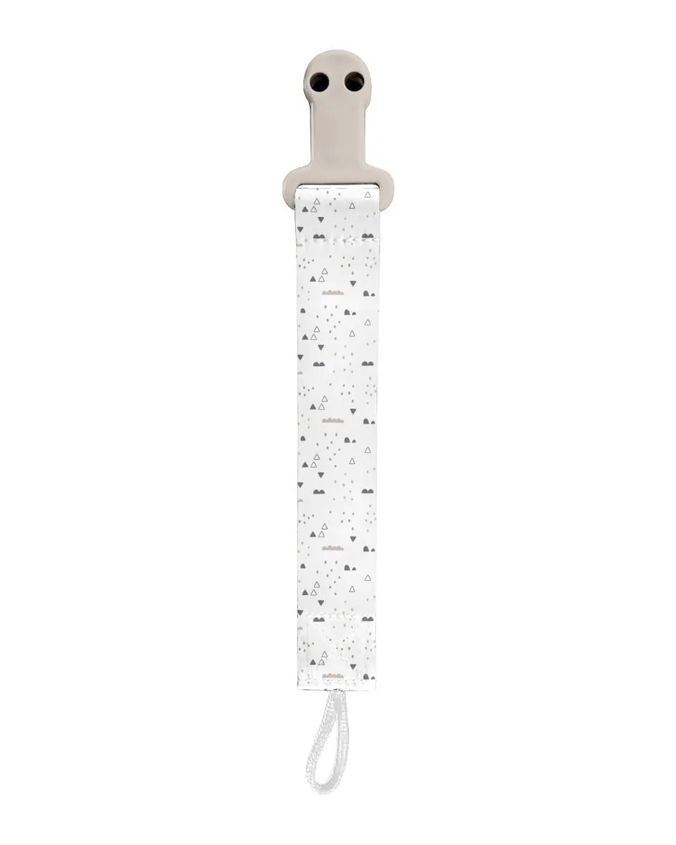 Lantisor pentru suzeta textil KikkaBoo Savanna Beige foto
