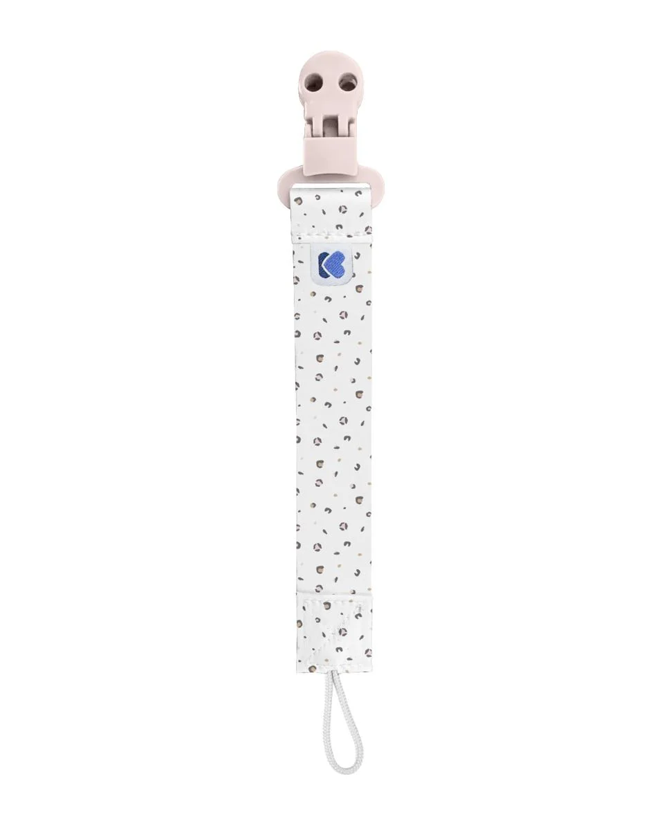 Lantisor pentru suzeta textil KikkaBoo Savanna Pink foto