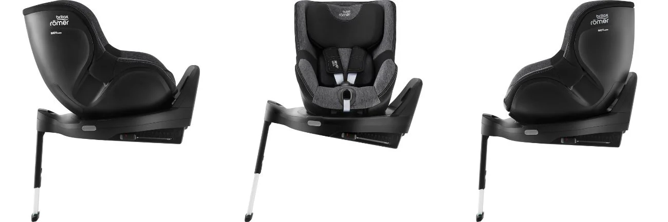 Scaun auto rotativ Britax Dualfix Pro Graphite Marble (40-105 cm) foto