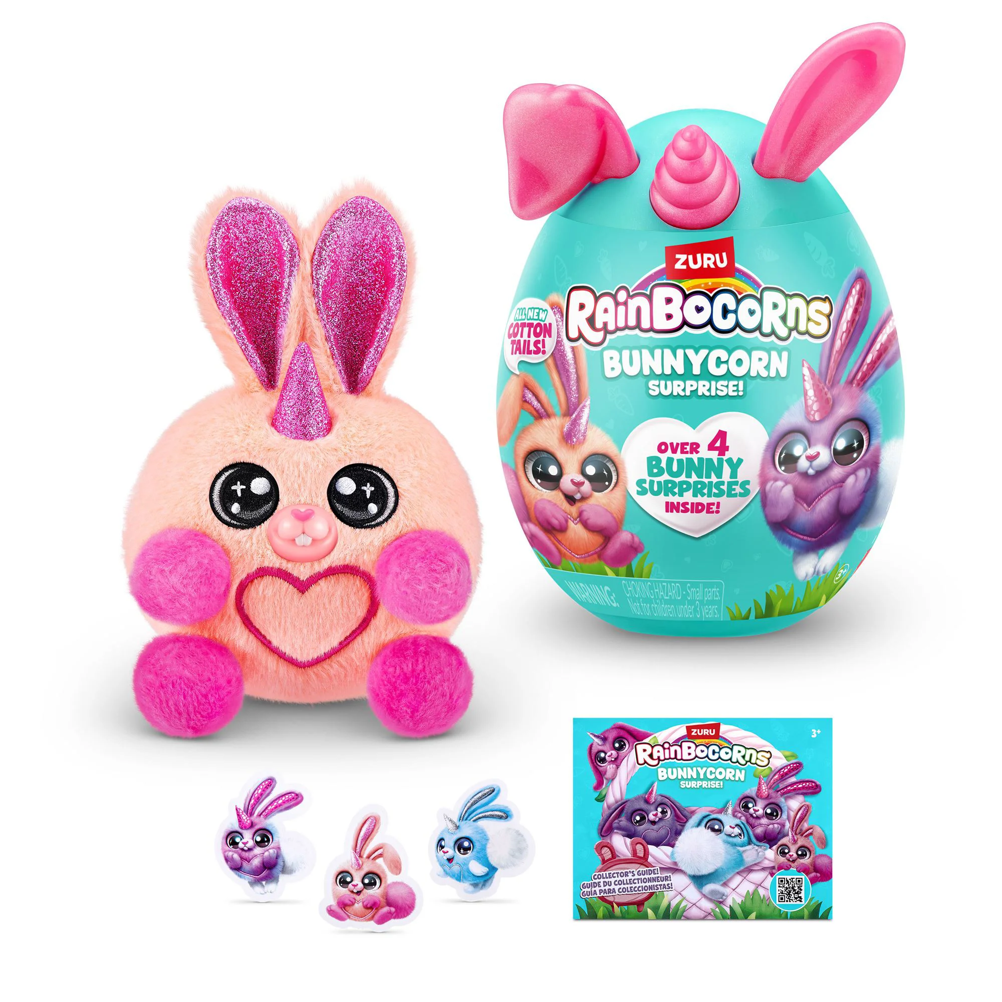 Jucarie de plus surpriza Zuru Rainbocorns Bunnycorn Surprise S2