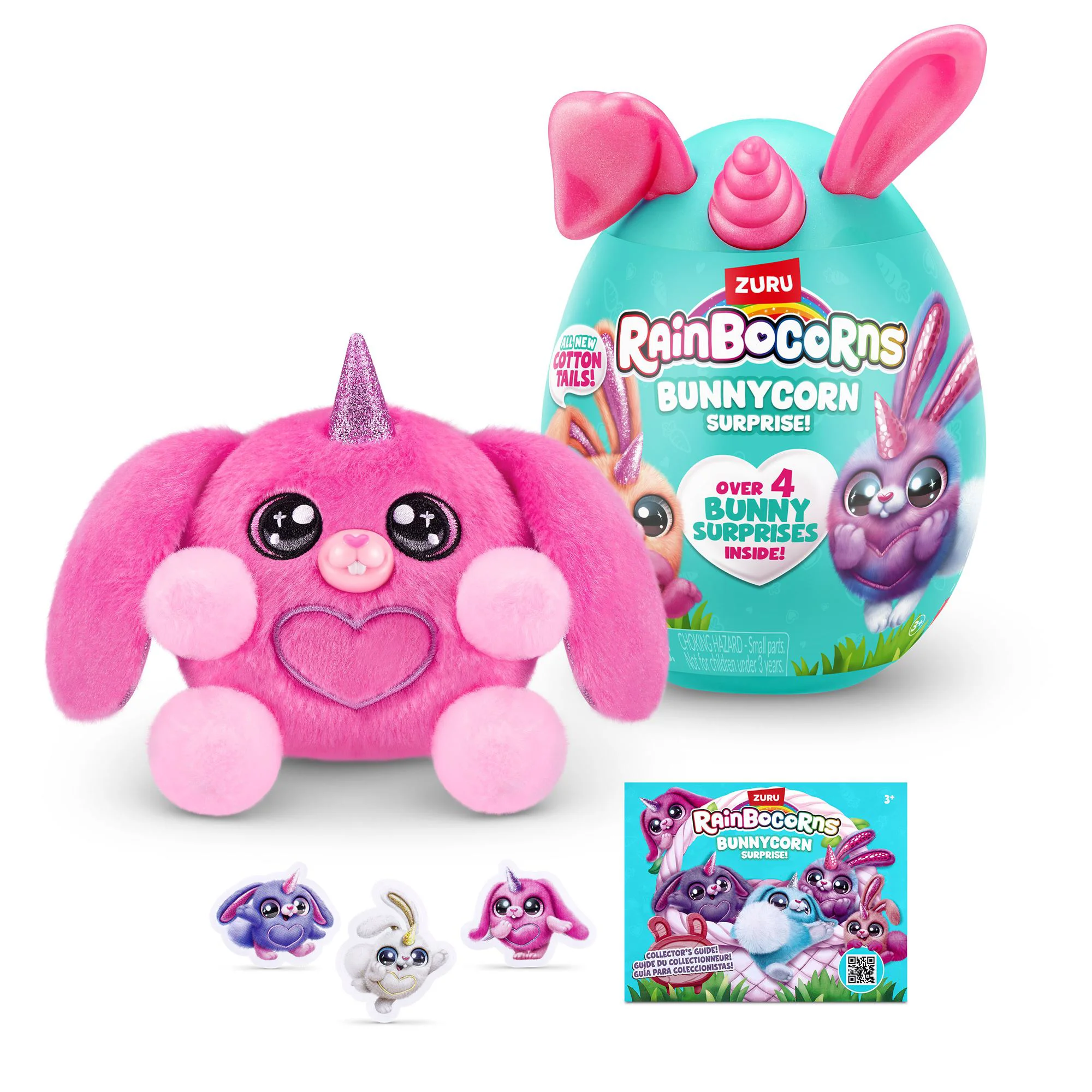 Jucarie de plus surpriza Zuru Rainbocorns Bunnycorn Surprise S2