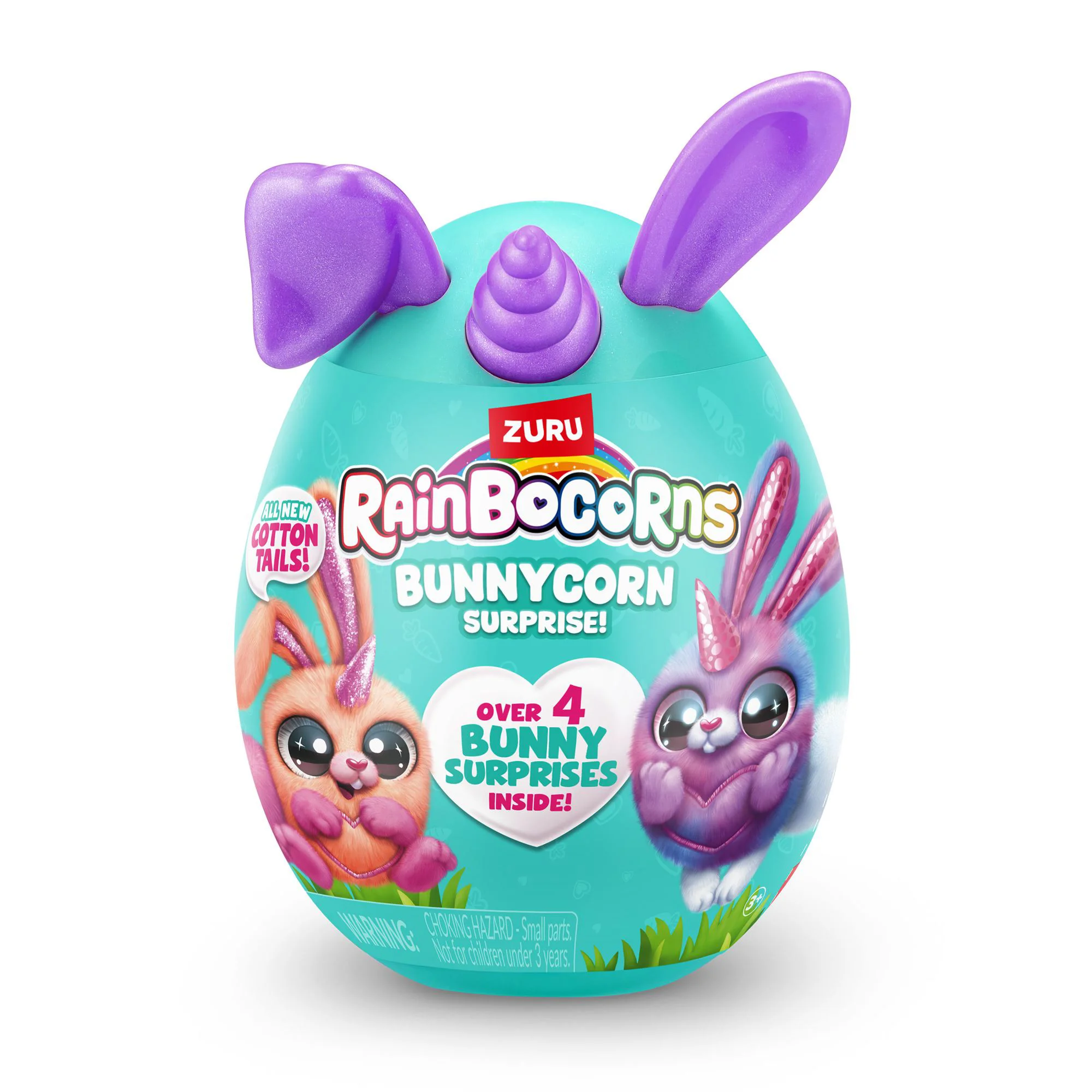 Jucarie de plus surpriza Zuru Rainbocorns Bunnycorn Surprise S2