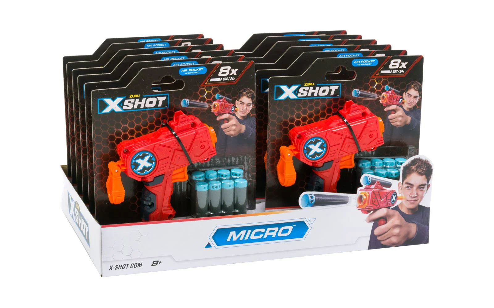 Pistol Micro X-Shot 8 cartuse