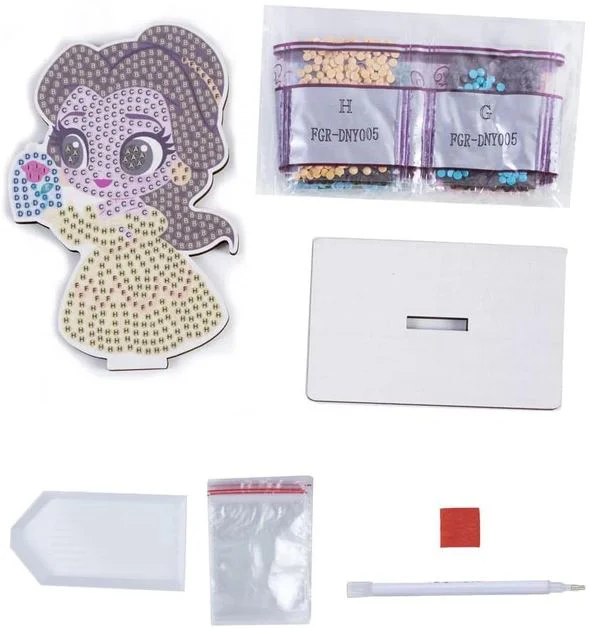 Set de creatie cu diamante Belle Craft Buddy, Crystal Art