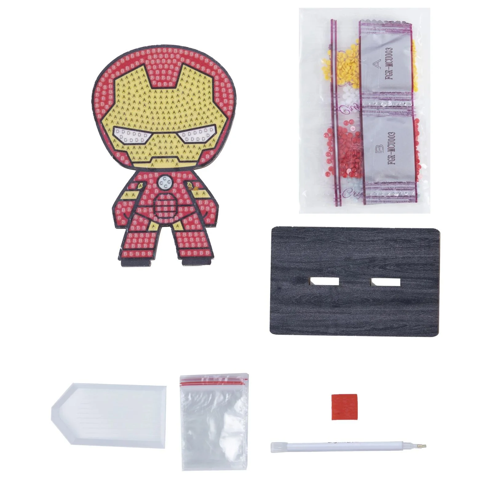 Set de creatie cu diamante Iron Man Craft Buddy, Crystal Art