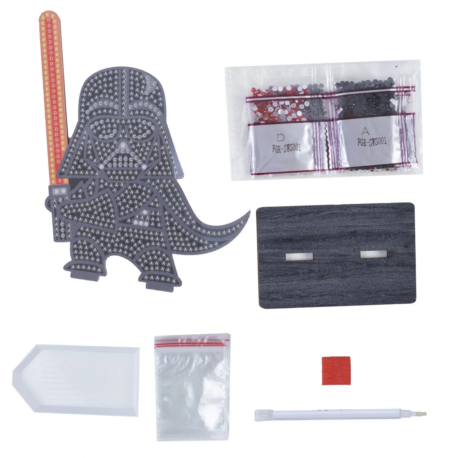 Set de creatie cu diamante Darth Vader Craft Buddy, Crystal Art