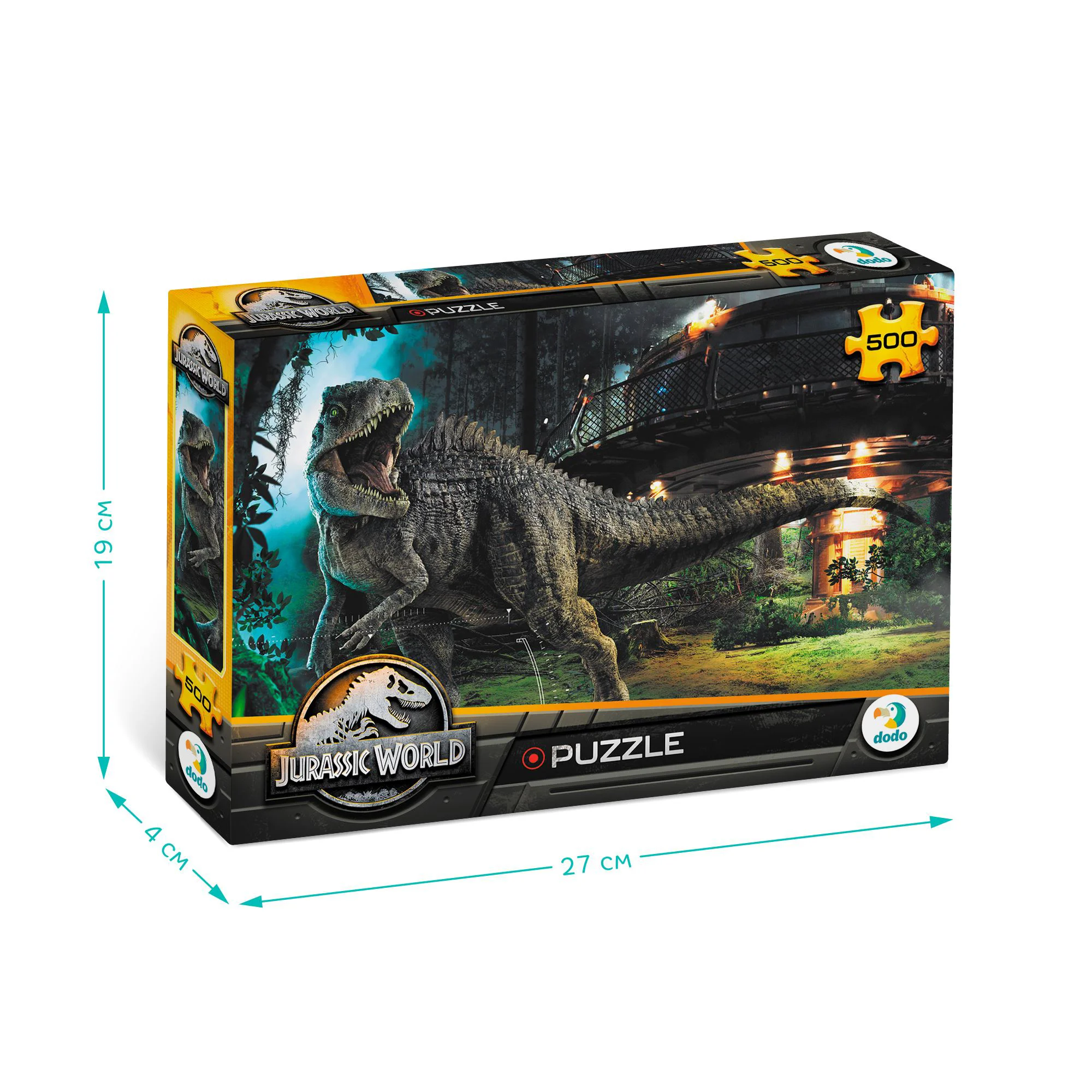 Пазл с эффектом soft touch Dodo Jurassic World "Тираннозавр" 500 эл.