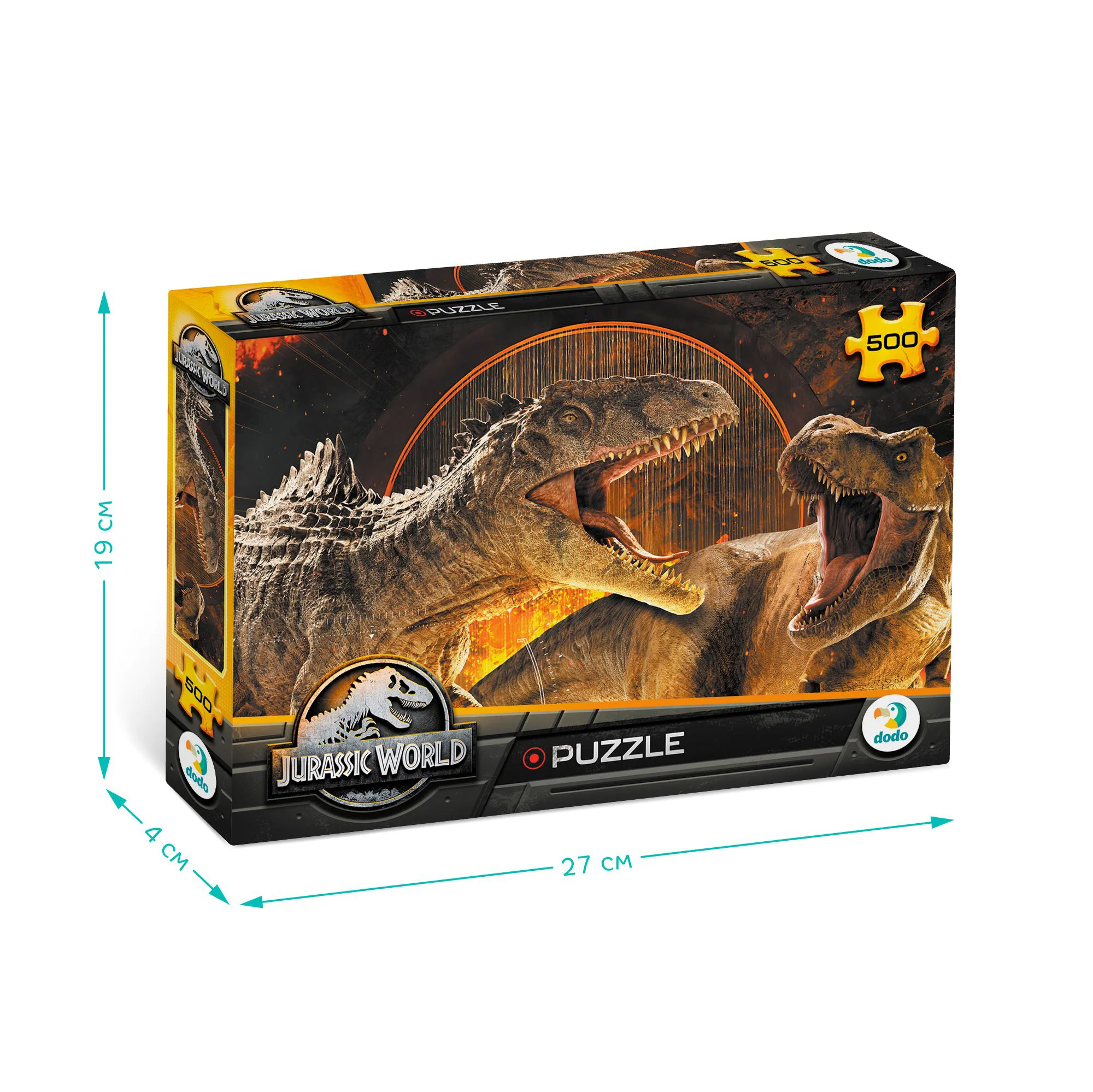 Puzzle cu efect soft touch Dodo Jurassic World Dominion, 500 el.