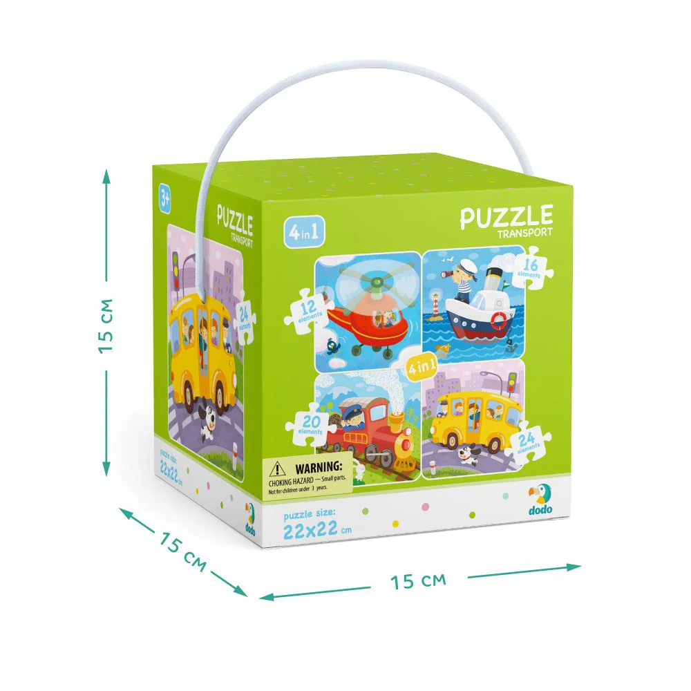 Puzzle 4 in 1 Dodo Transport