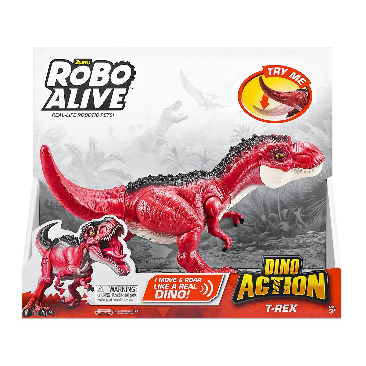 Jucarie interactiva Zuru T-REX Robo Alive Dino Action