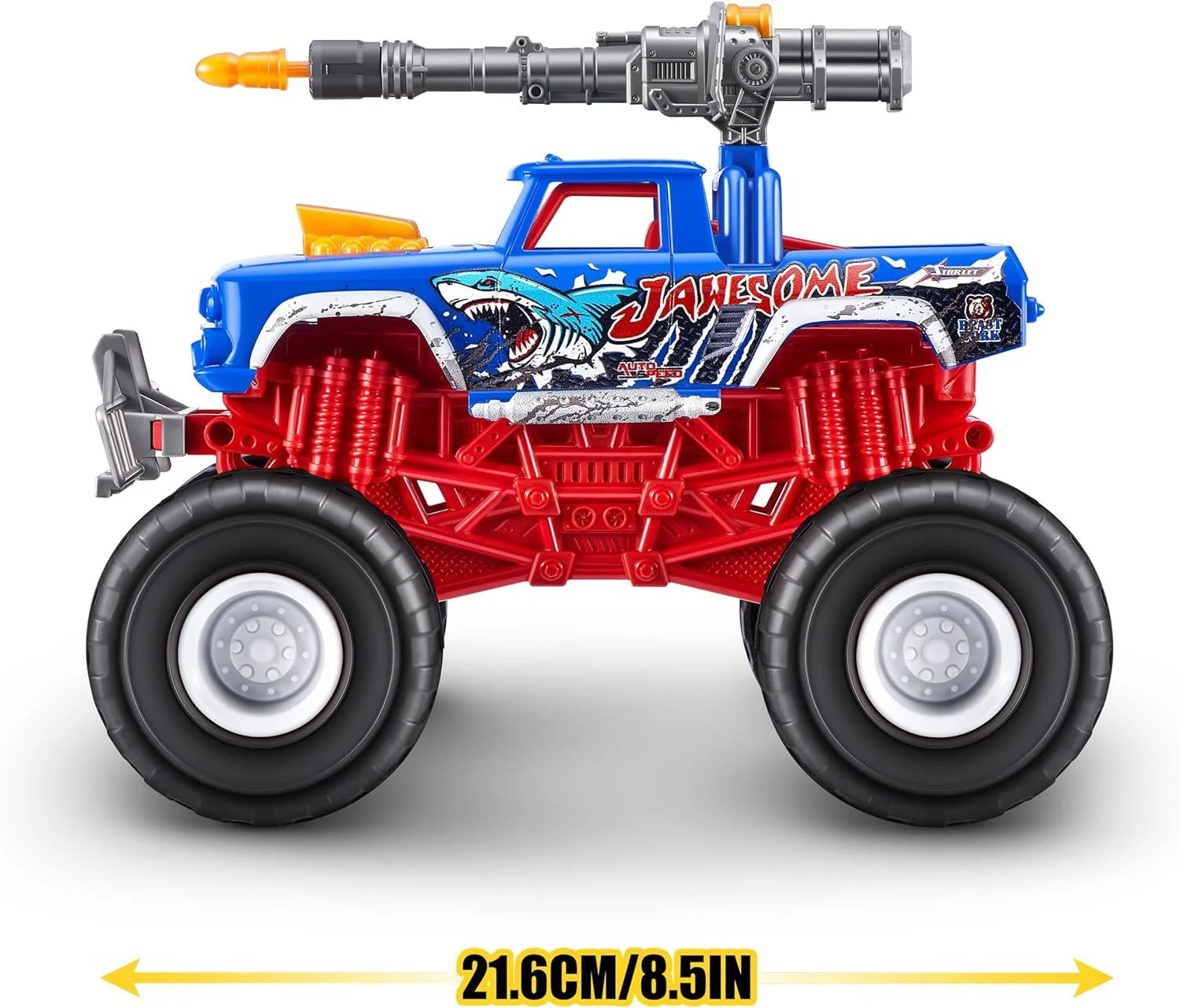 Masinuta Zuru Metal Machines Monster Truck Wars Jawesome, 28 cm