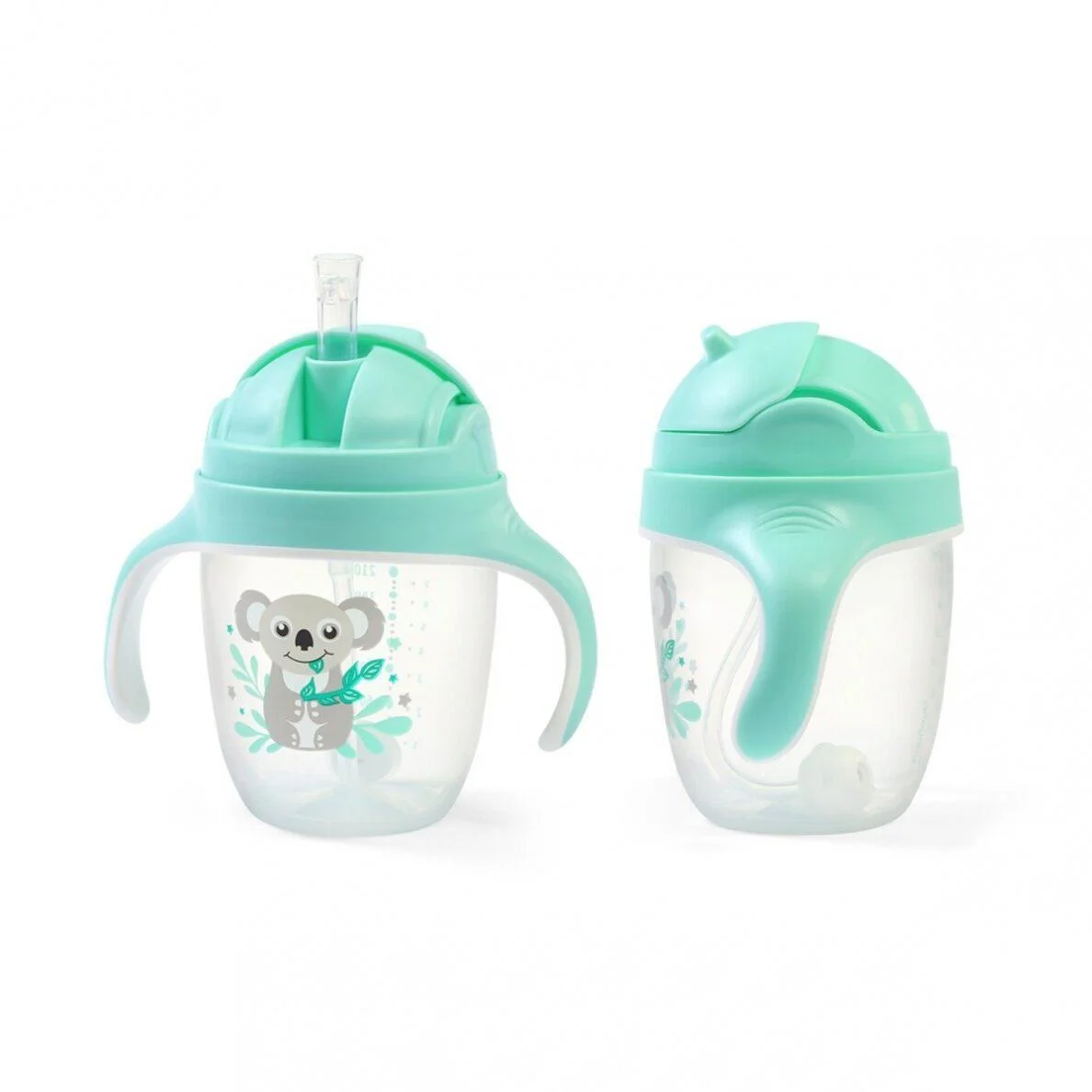 Чашка-поильник с утяжеленной трубочкой BabyOno, 240 мл foto