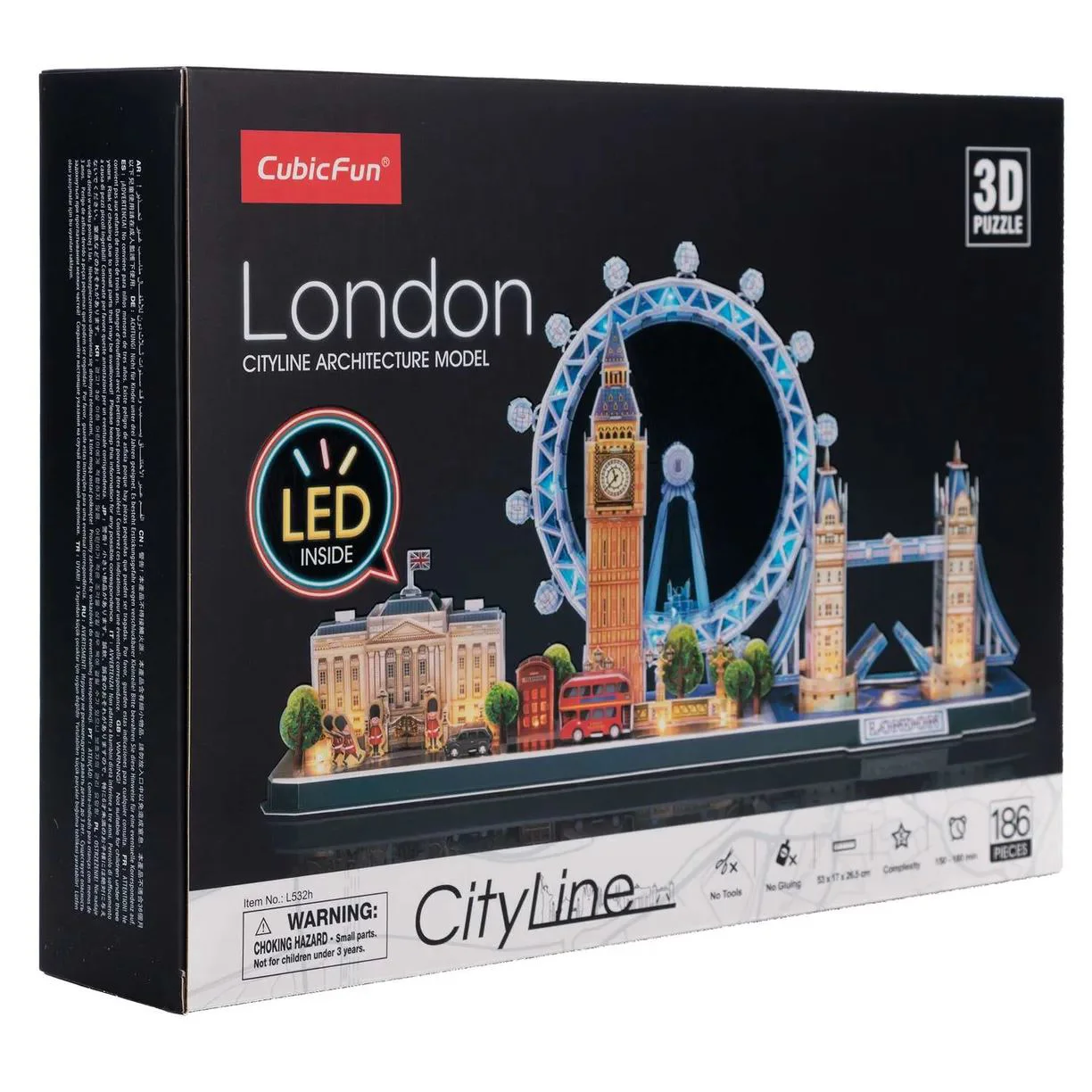 Puzzle 3D CubicFun London Led foto