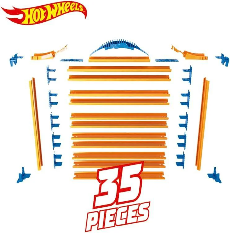 Garaj portabil Hot Wheels pentru depozitarea masinilor foto