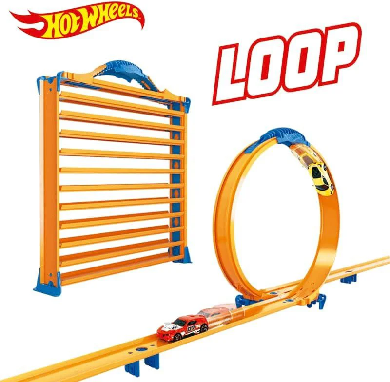 Garaj portabil Hot Wheels pentru depozitarea masinilor foto