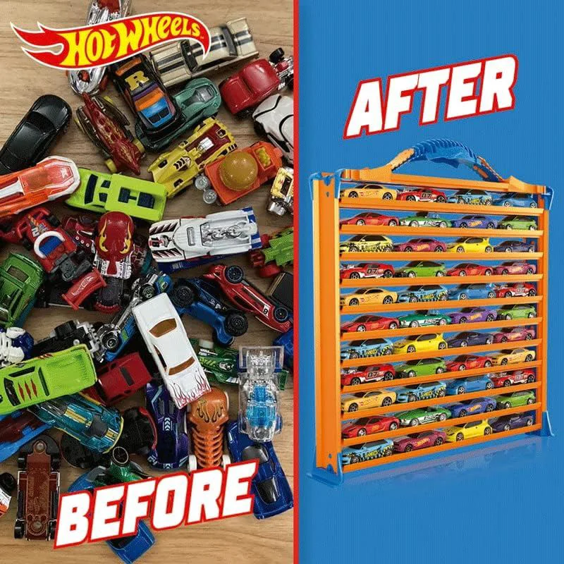 Garaj portabil Hot Wheels pentru depozitarea masinilor foto