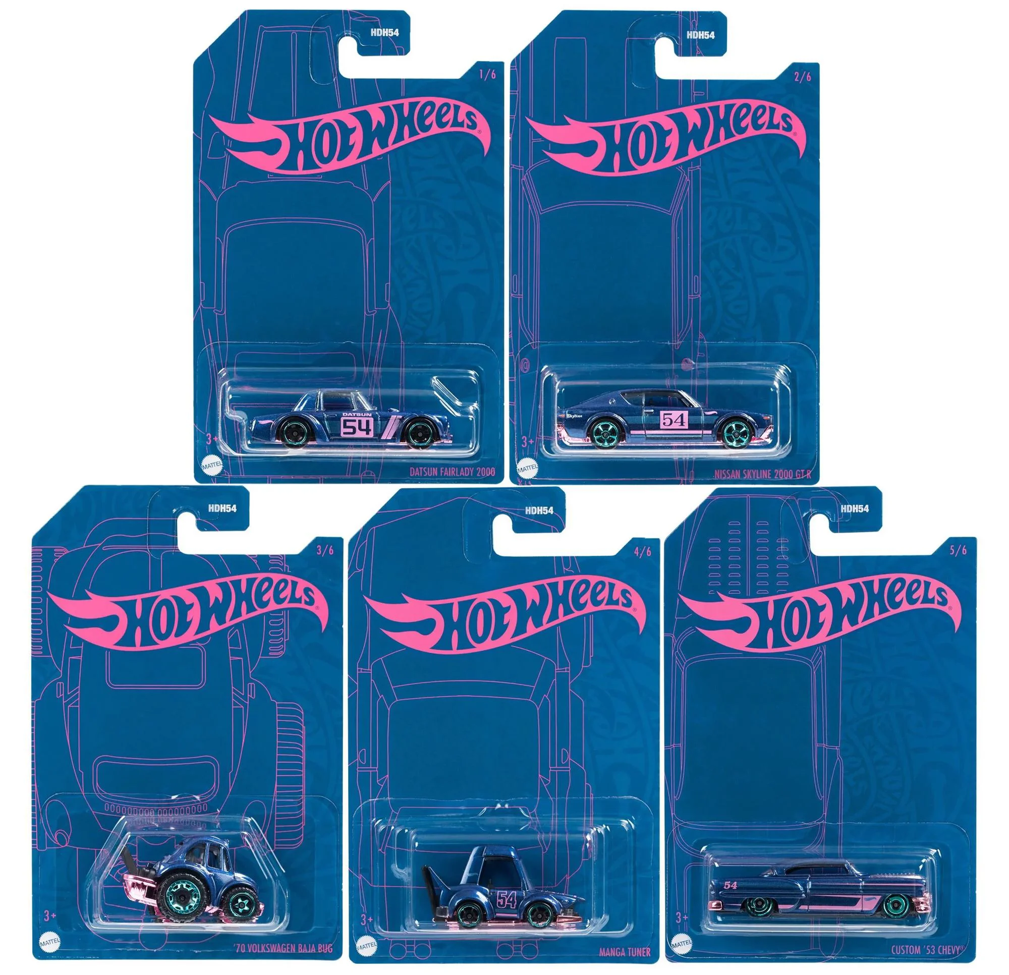 Masinuta Hot Wheels Chrome Colectie aniversara, 1:64 foto