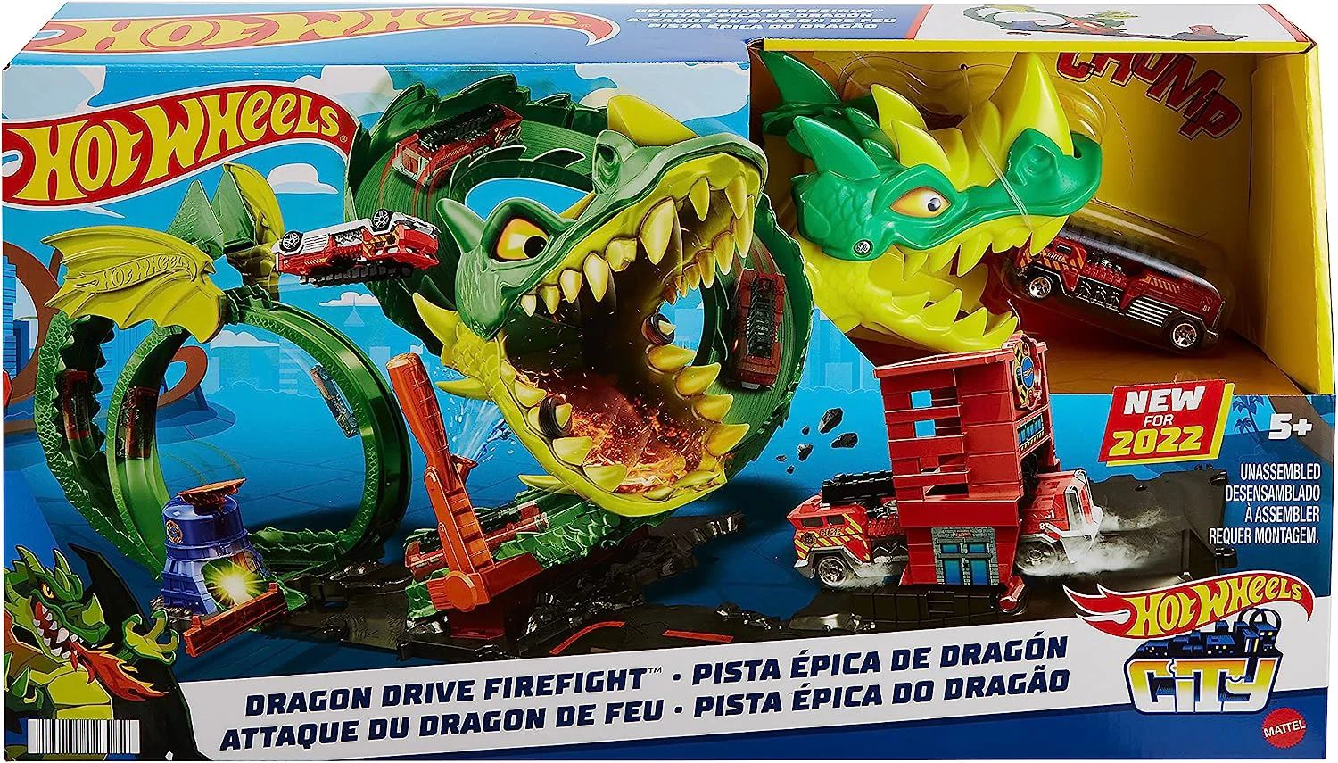 Игровой набор Hot Wheels Dragon Drive