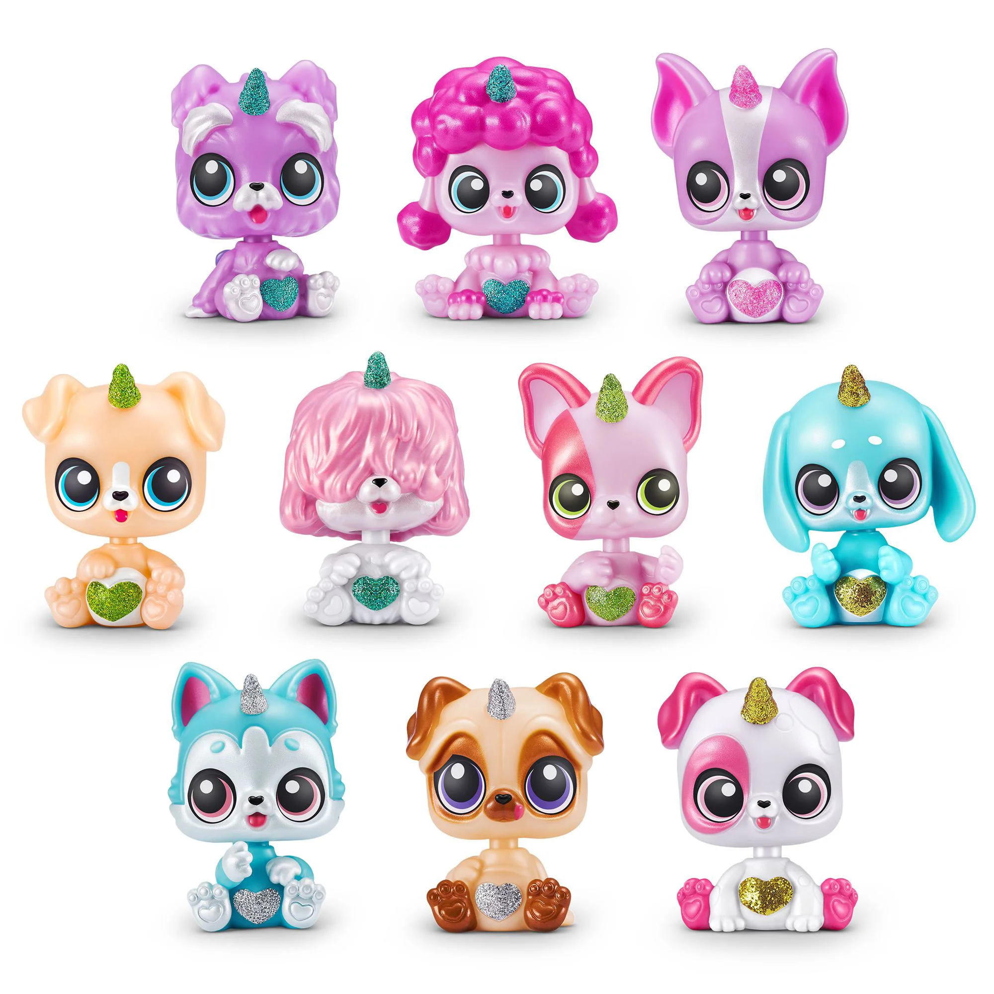 Jucarie de plus surpriza Rainbocorns Pocket Puppycorns Surprise S1, Zuru