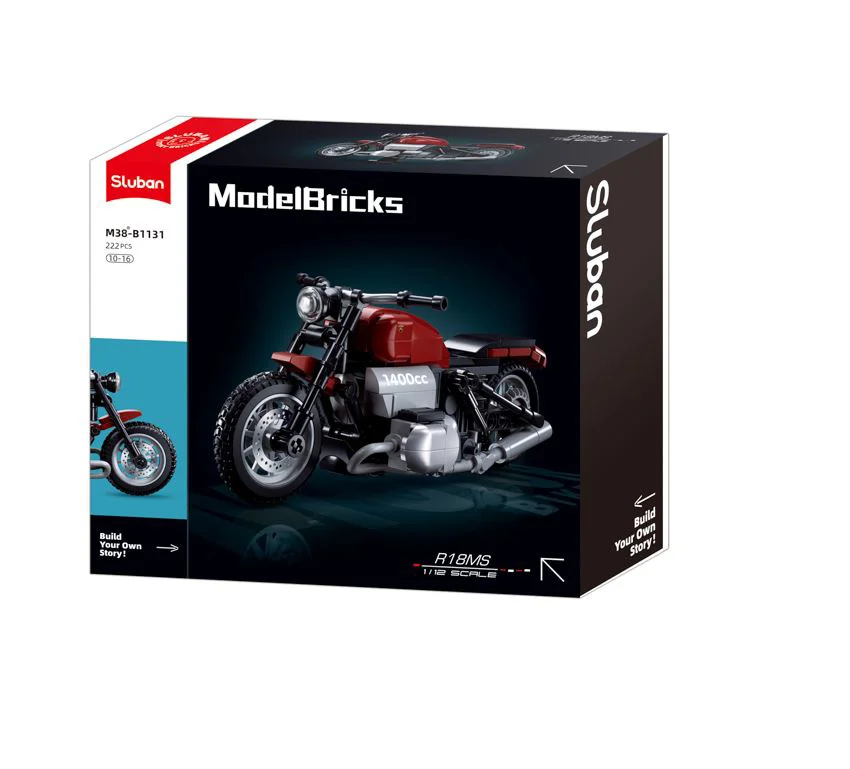 Set de constructie Sluban Motocicleta, 222 el.