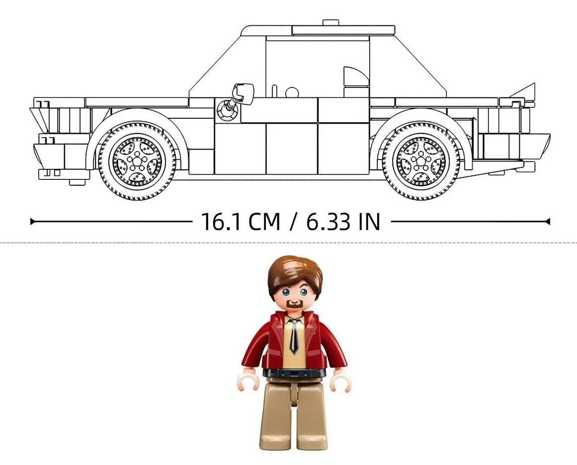 Set de constructie Sluban Automobil clasic 2002, 277 el.