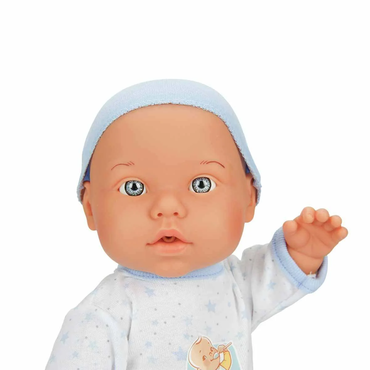 Papusa bebelus Dollz n More Bebelo Lunch Time, cu sunete si accesorii, 35 cm