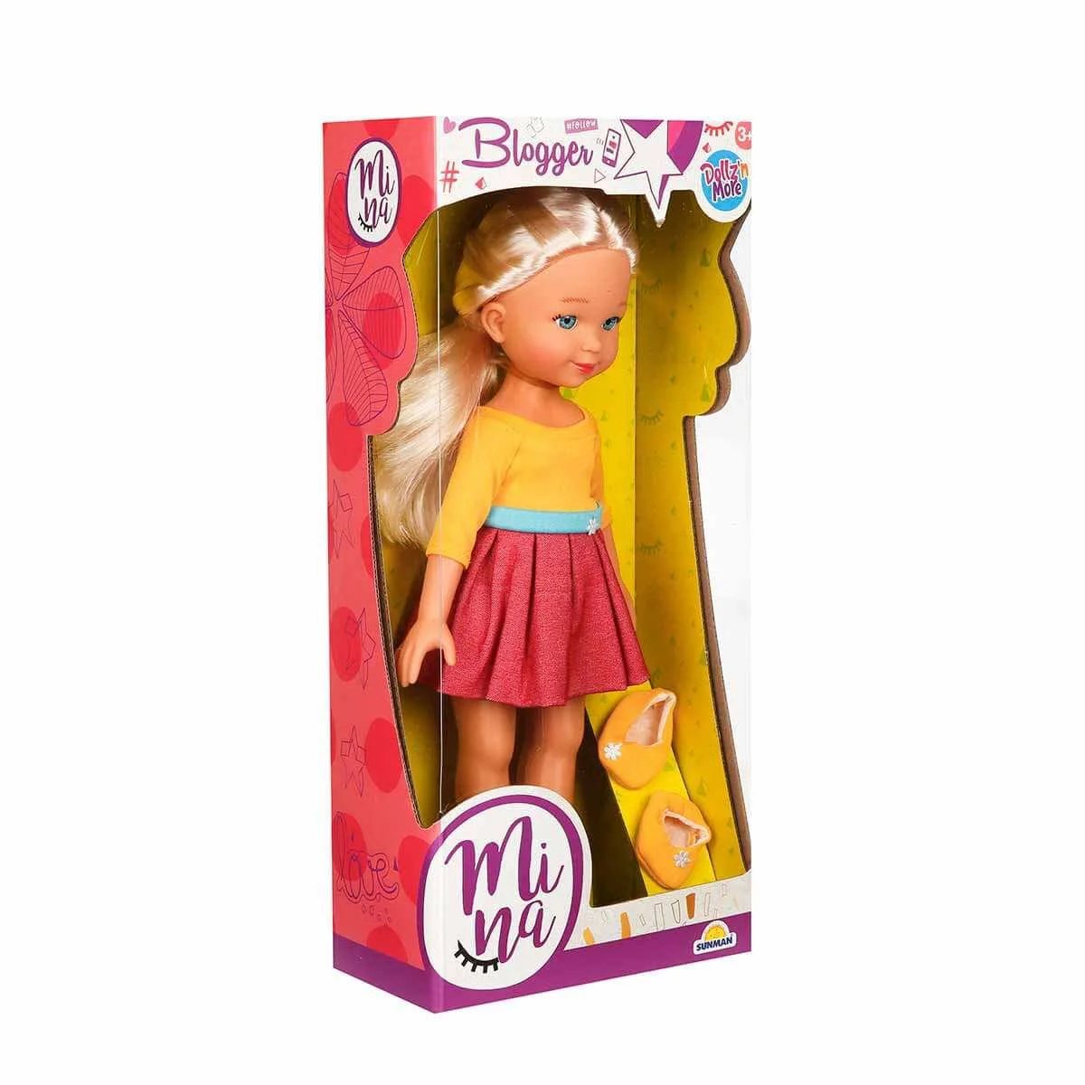 Кукла Dollz n More Мина блоггер 35 см