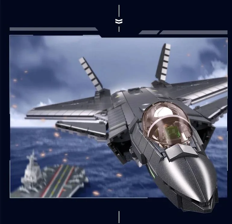 Constructor Sluban Avion invizibil Stealth, 953 el. foto