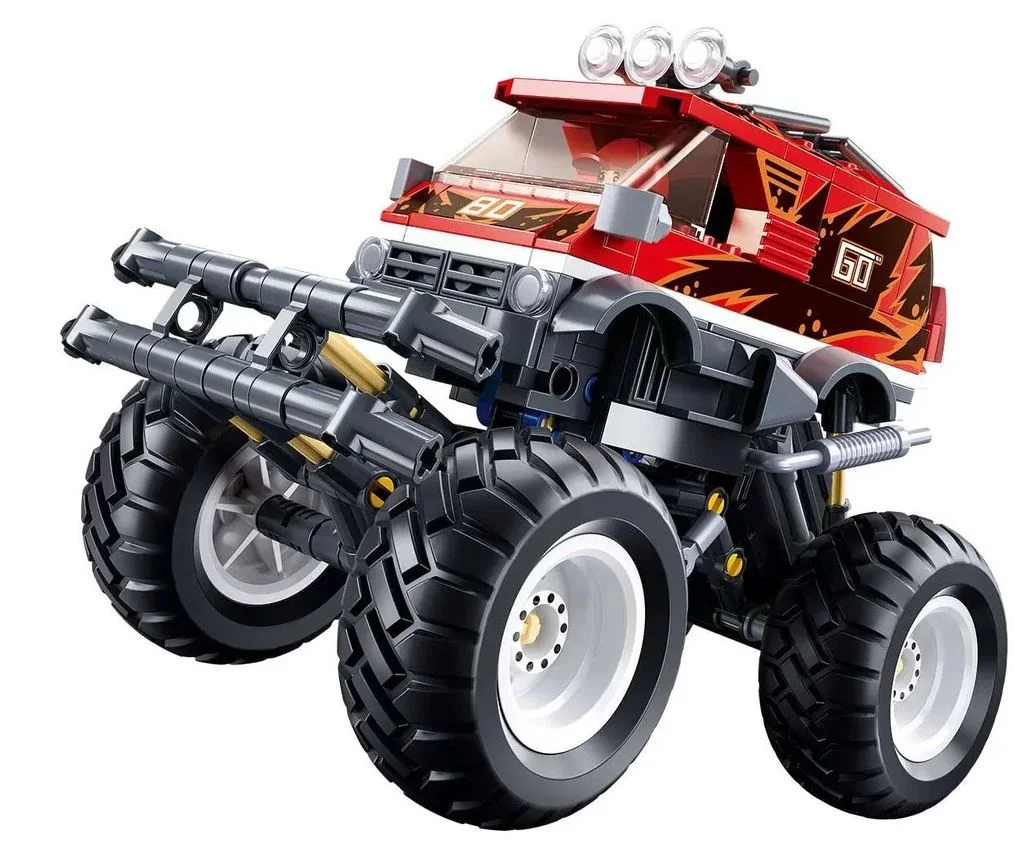 Constructor Sluban Monster Truck cu inertie, 261 el.